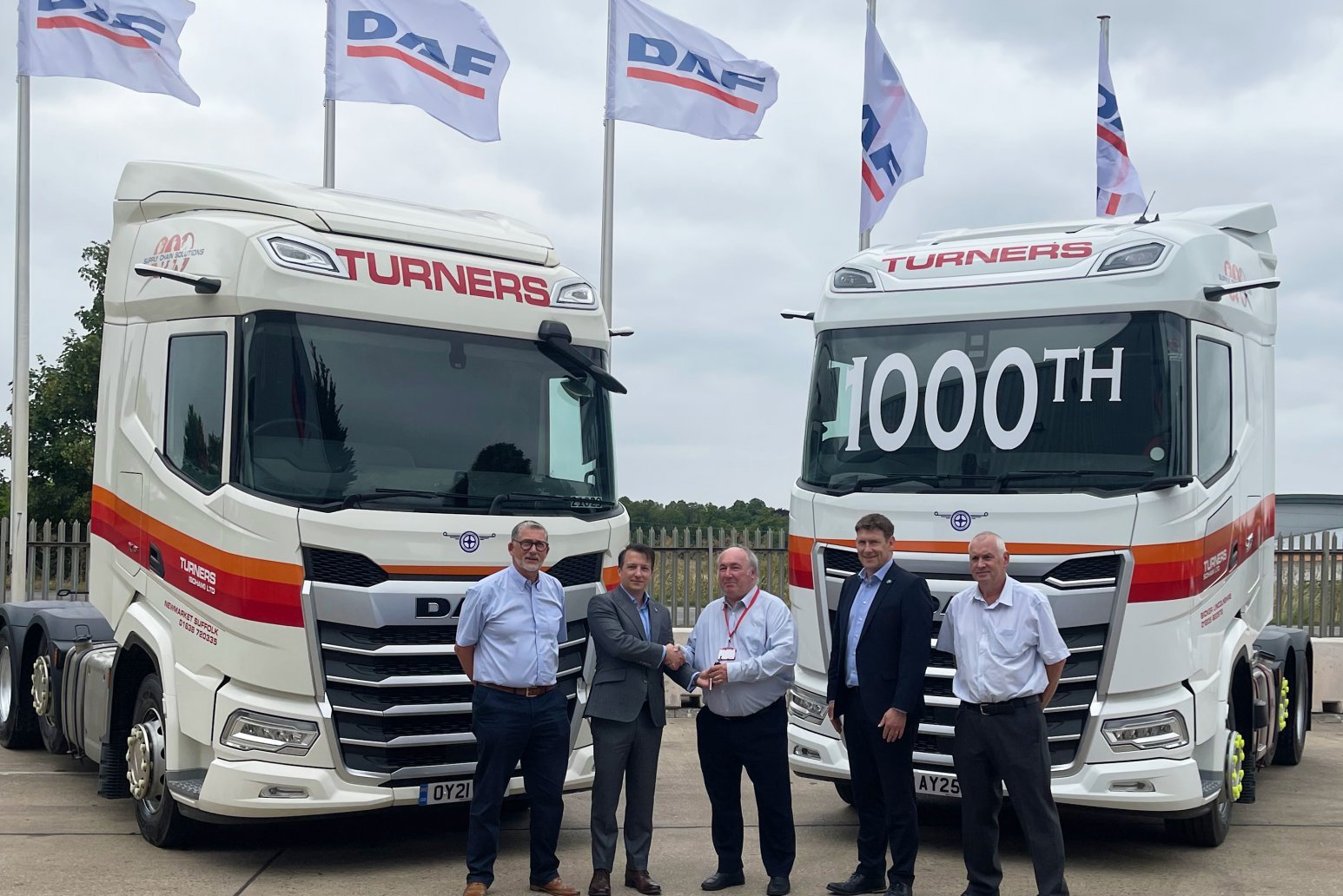 Turners reaches 1,000 New Generation DAF landmark